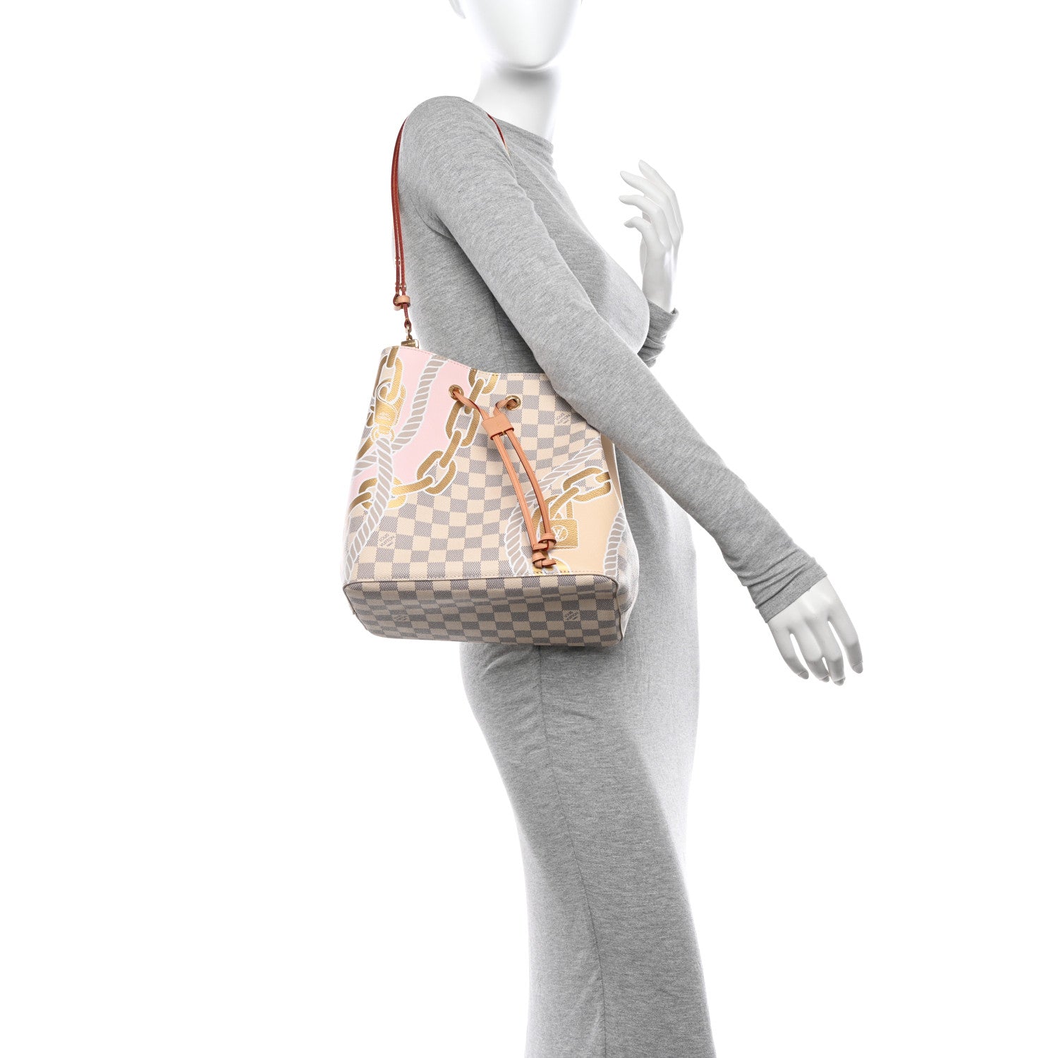 Louis Vuitton Damier Azur Nautical Neonoe MM 2 of 13
