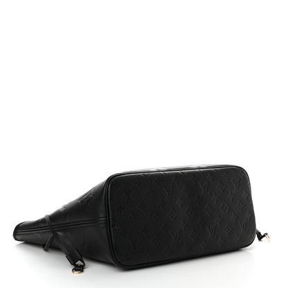 Louis Vuitton Empreinte Monogram Giant Neverfull MM Black 4 of 12