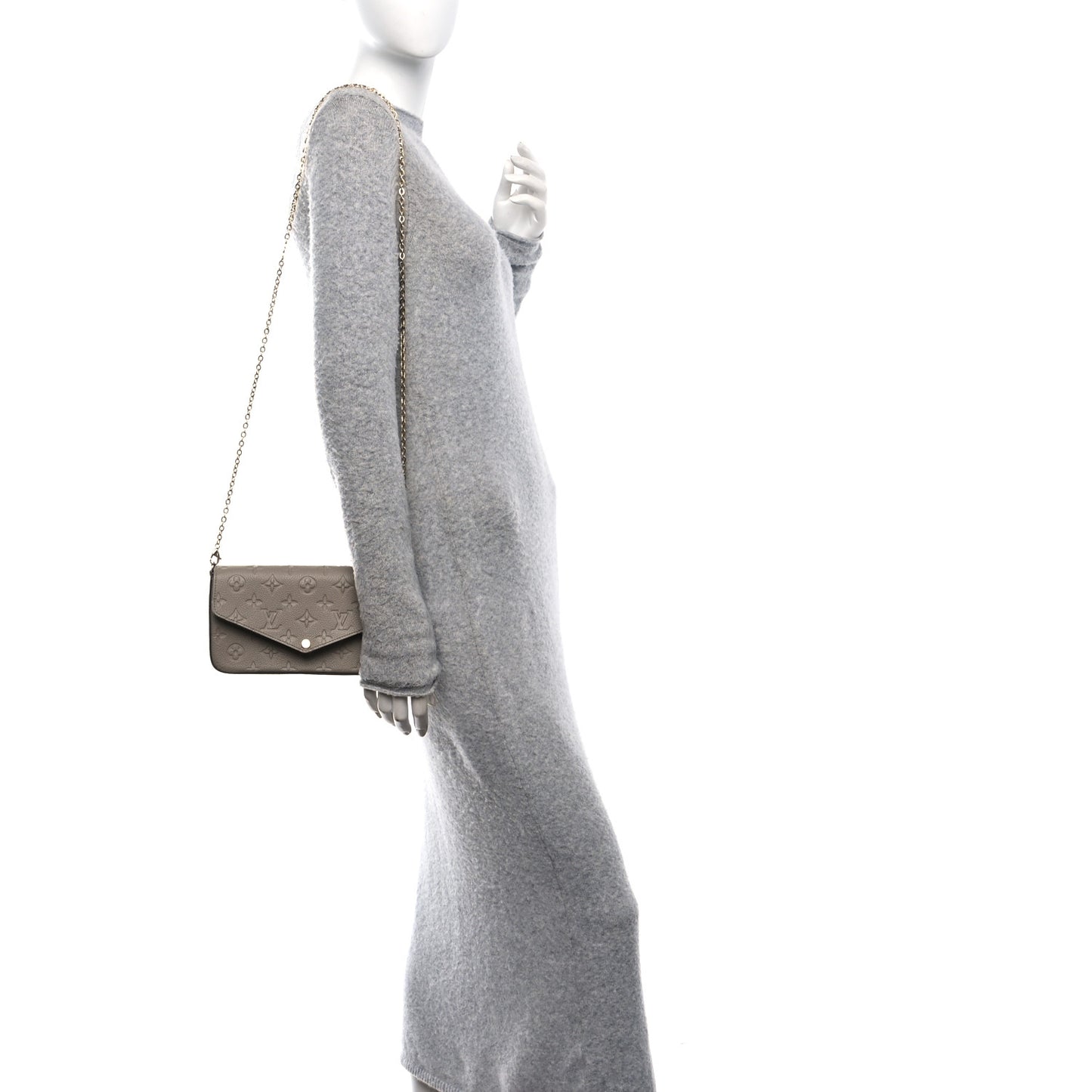 Empreinte Pochette Felicie Chain Wallet Tourterelle