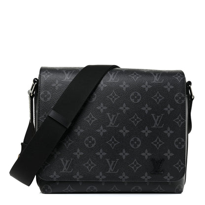 Louis Vuitton Monogram Eclipse District PM Black 1 of 15