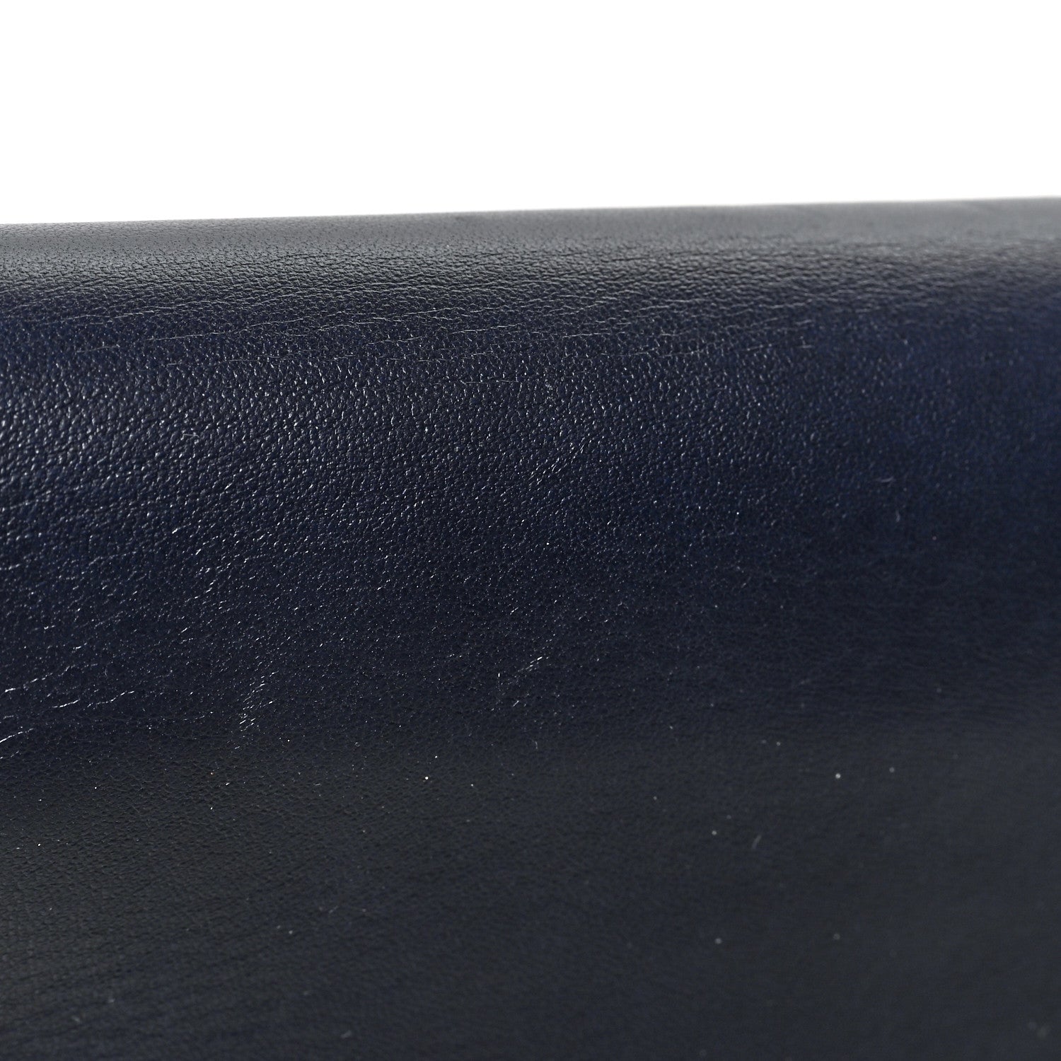 Chanel Lambskin Quilted CC Unchained Clutch Navy 11 of 12