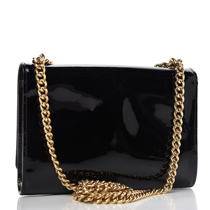 Louis Vuitton Patent Louise PM Chain Clutch Black 3 of 8