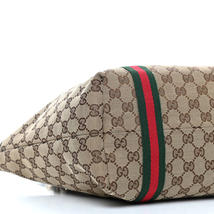 Gucci Monogram Medium Jolicoeur Tote Dark Brown 10 of 11
