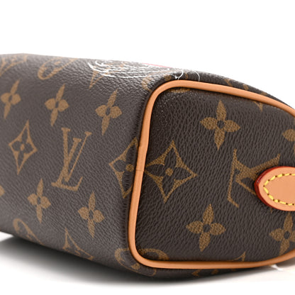 Louis Vuitton Monogram Vivienne Ice Skating Nano Speedy Bandouliere Pink 10 of 10