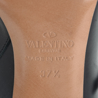 Valentino Garavani Nappa Love Latch 100mm Ankle Boots 37.5 Black 6 of 7