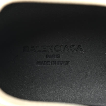 Balenciaga Mesh Calfskin Neoprene Suede Womens Race Runner Sneakers 42 White Black Craie Beige 7 of 9