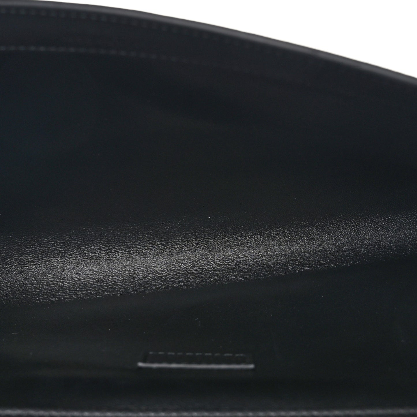 Calfskin Lizard Embossed Mini Diana Bamboo Top Handle Chain Bag Black