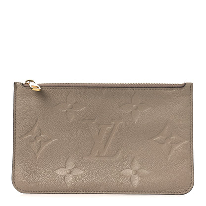 Louis Vuitton Empreinte Monogram Giant Neverfull MM Pochette Tourterelle 1 of 7