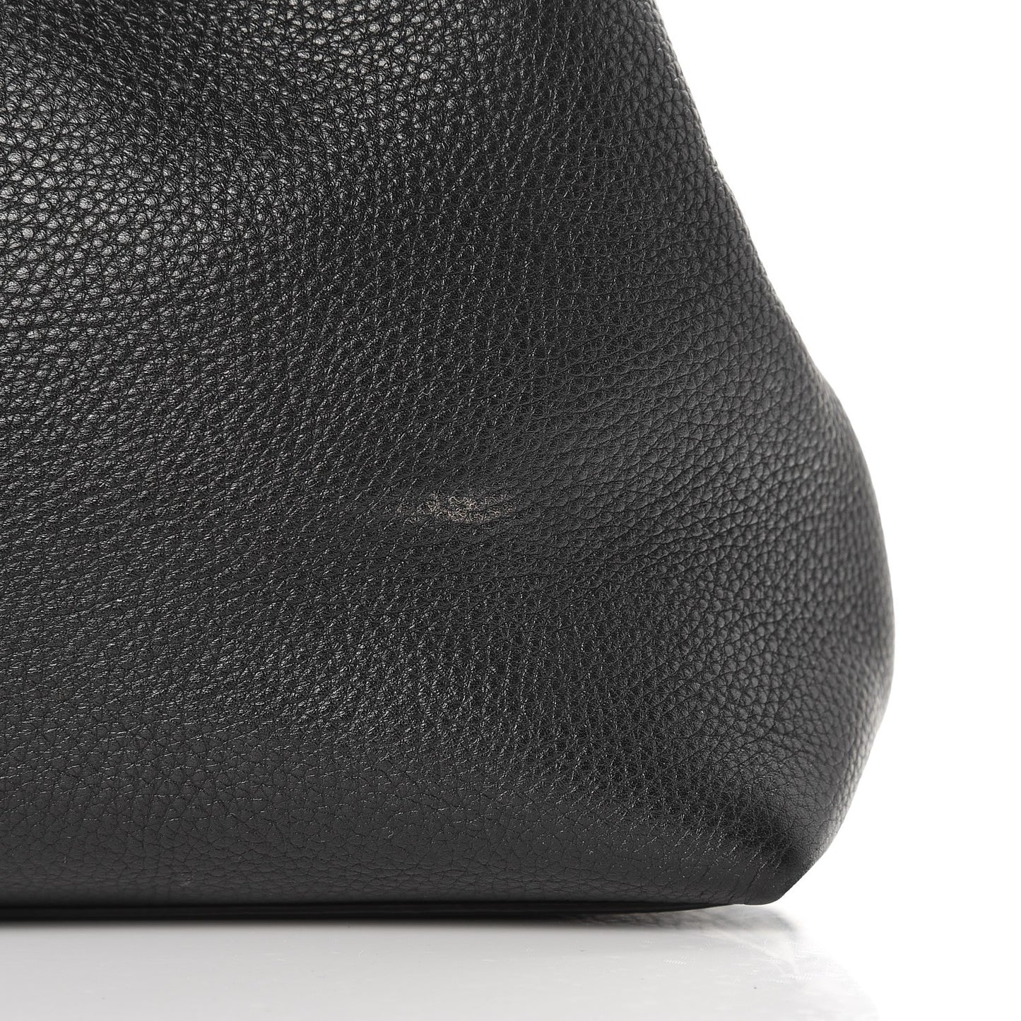 Pebbled Calfskin Medium Soho Chain Shoulder Bag Black