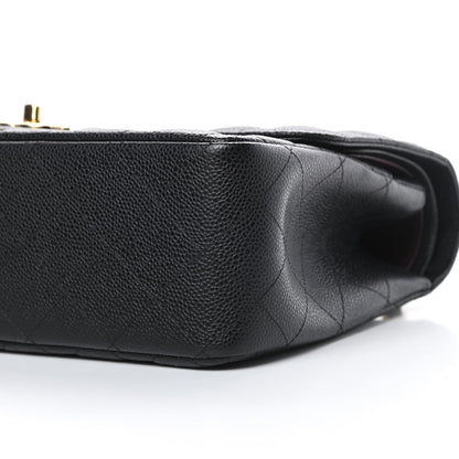 Chanel Caviar Quilted Jumbo Double Flap Black 10 of 11