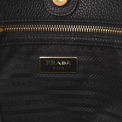 Prada Vitello Daino Shoulder Bag Black 6 of 10