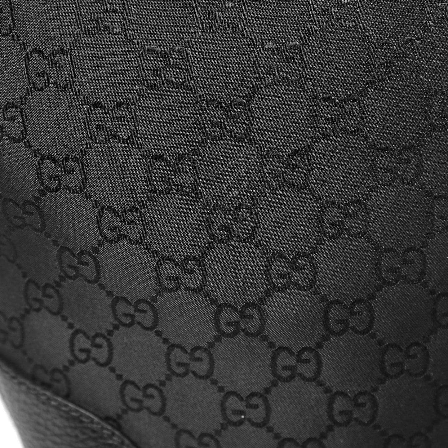 Monogram Bucket Tote Black