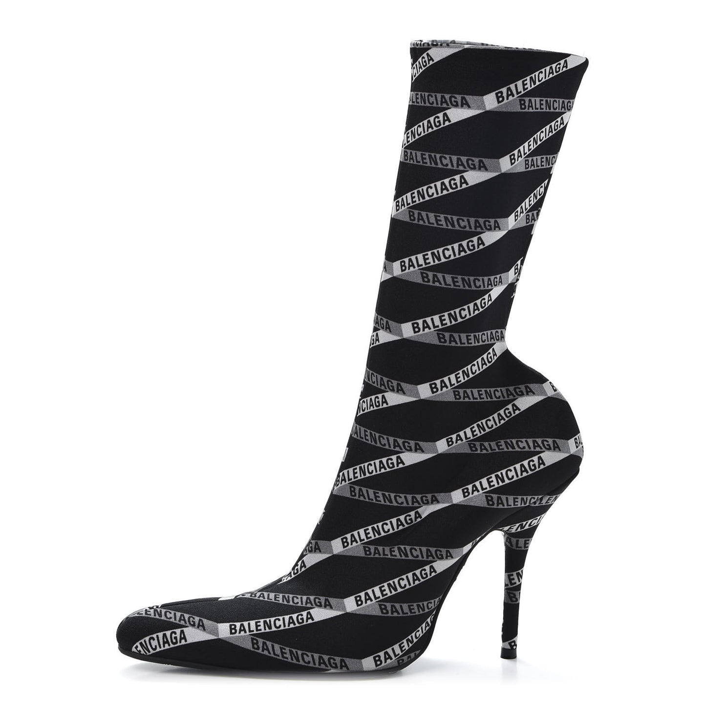 Spandex Losange Monogram 110mm Booties 39 Gris Black