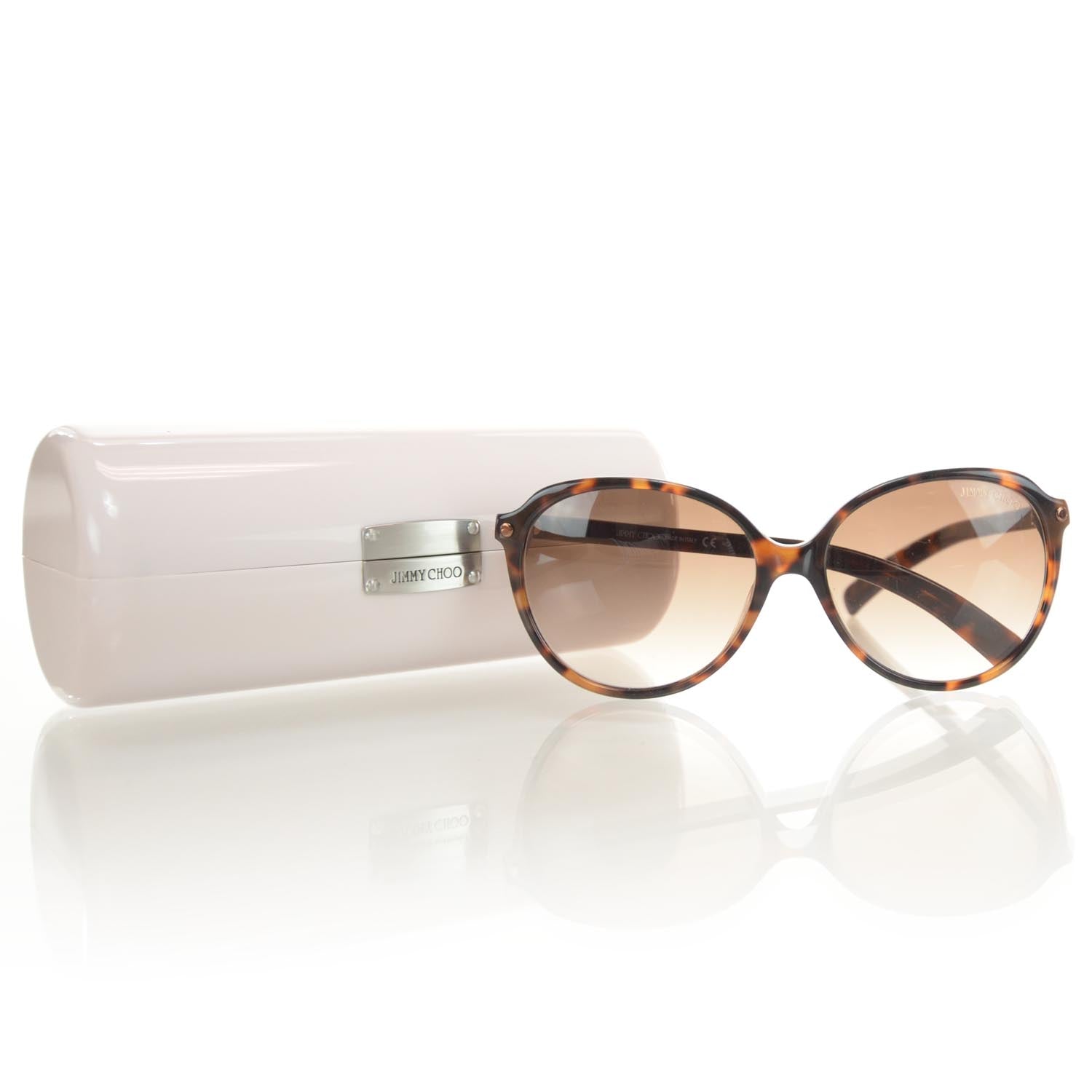 Jimmy Choo Tortoise Alison Sunglasses 7 of 7