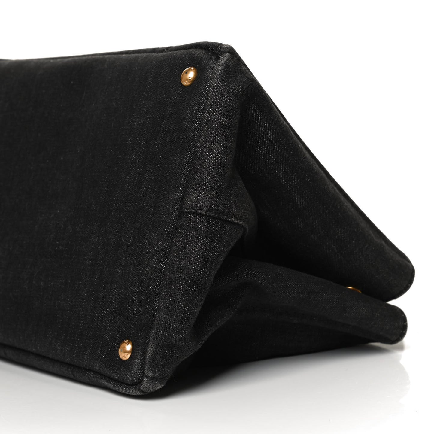 Denim Logo Tote Black