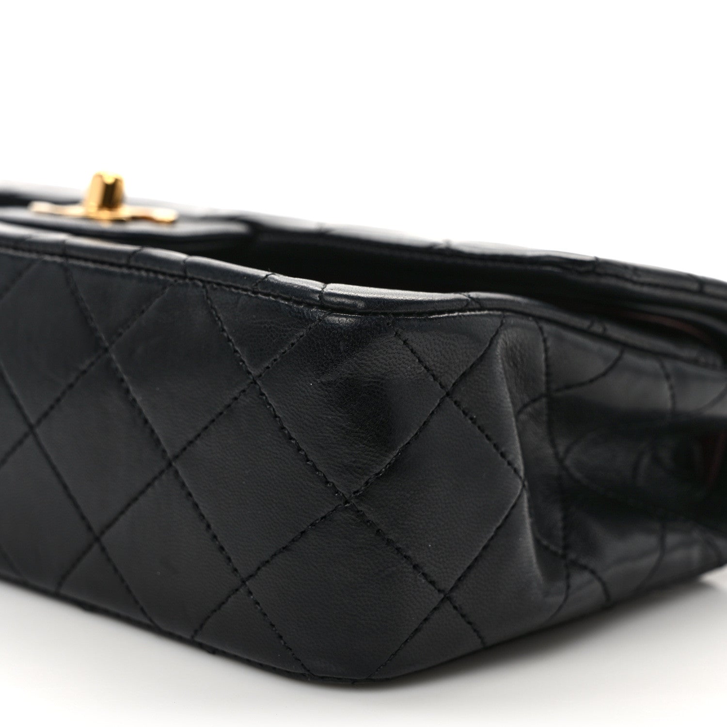 Chanel Lambskin Quilted Small Double Flap Black 11 of 18