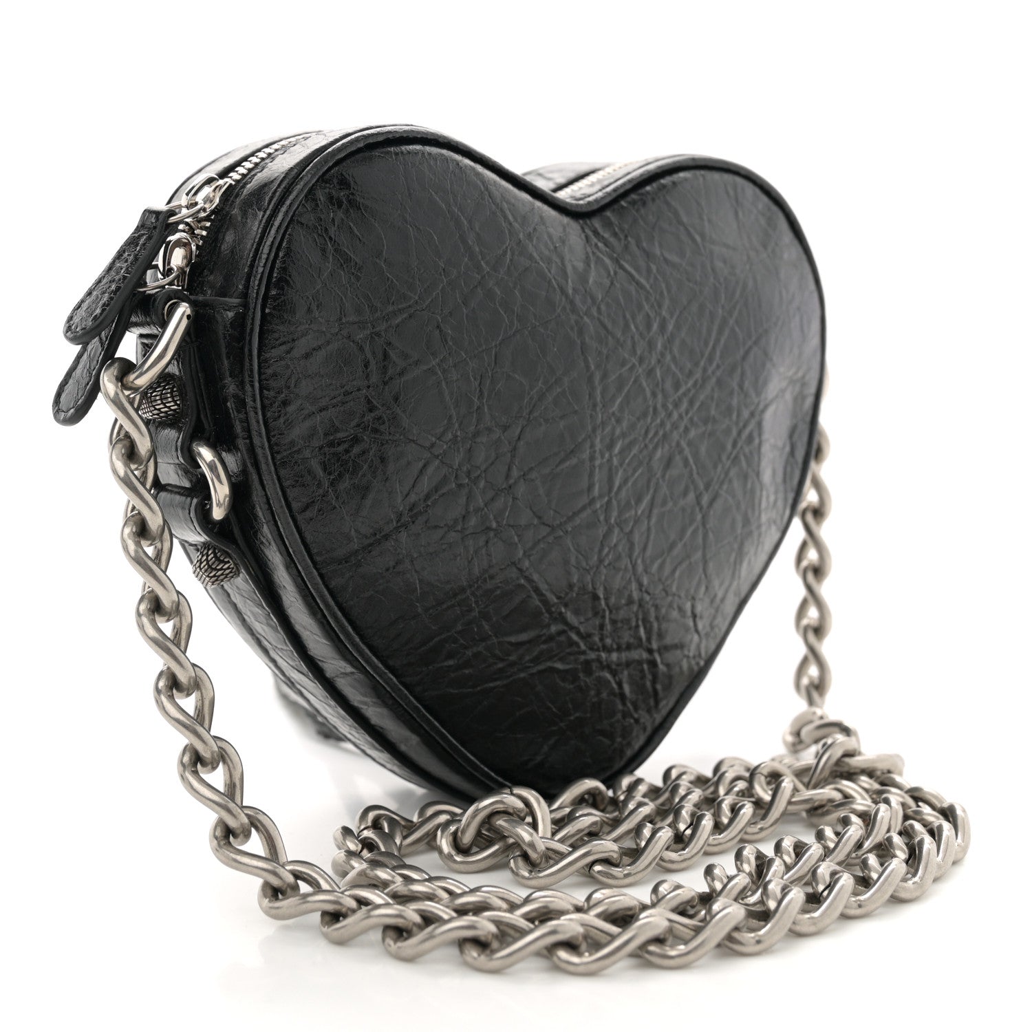 Balenciaga Agneau Arena Mini Le Cagole Heart Bag Black 3 of 10