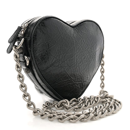 Balenciaga Agneau Arena Mini Le Cagole Heart Bag Black 3 of 10
