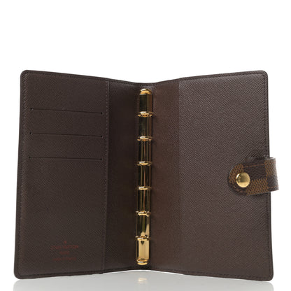 Louis Vuitton Damier Ebene Small Ring Agenda Cover 5 of 6
