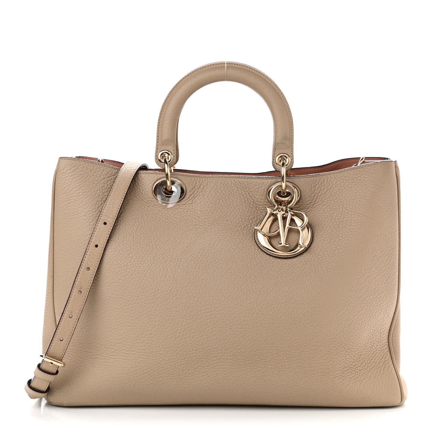Bullcalf Large Diorissimo Tote Beige Petale