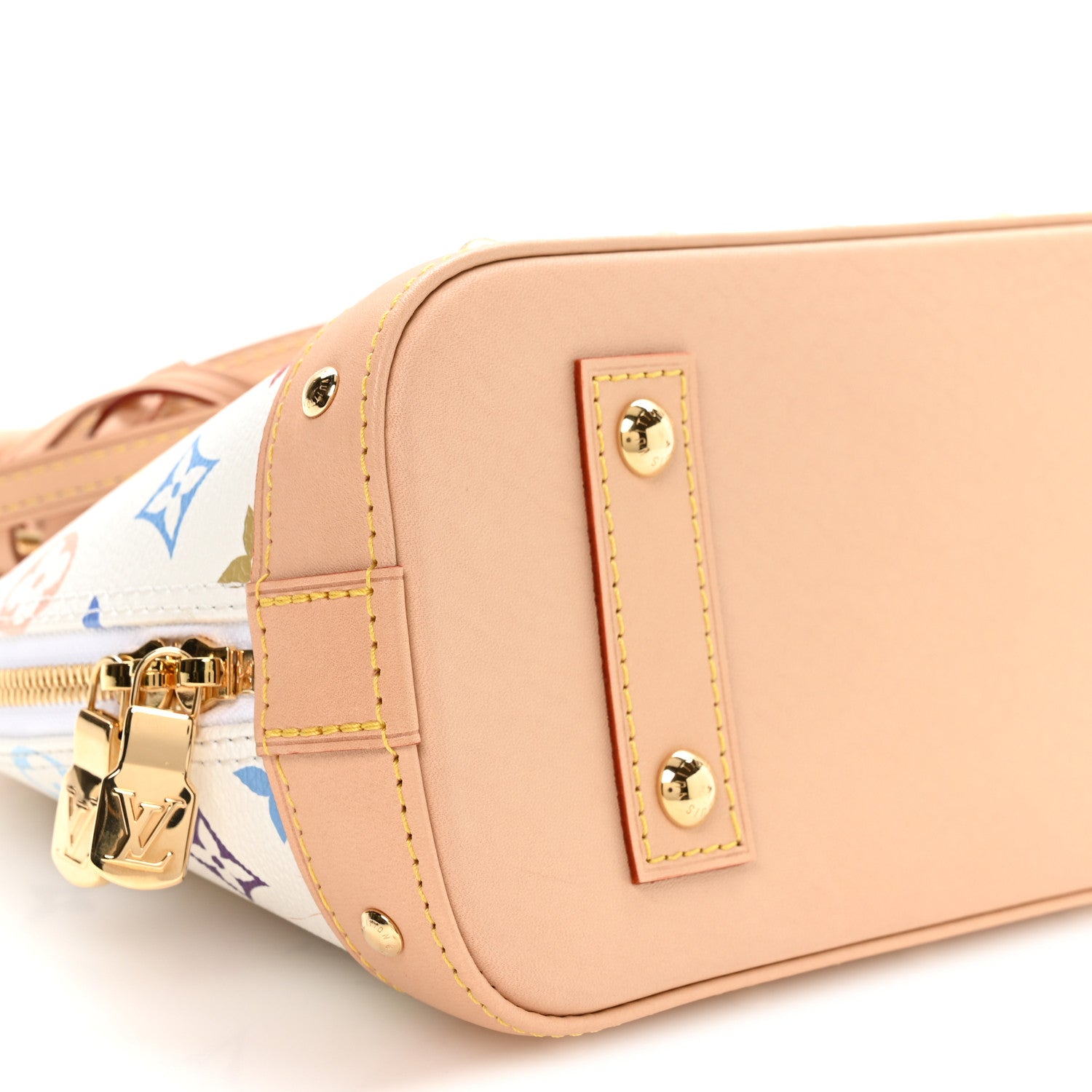 Louis Vuitton LV x TM Monogram Multicolor Alma BB White 9 of 11