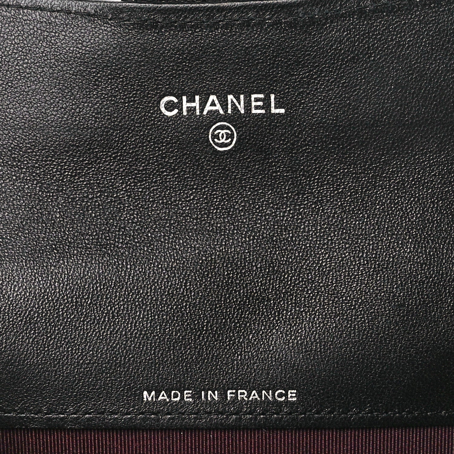 Chanel Lambskin Quilted Glitter CC Flap Card Holder Wallet Black 6 of 12