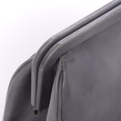 Prada Spazzolato Kisslock Clutch Grigio 12 of 13