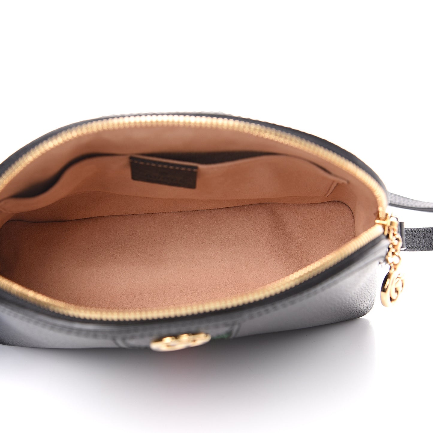 Calfskin GG Web Small Ophidia Dome Shoulder Bag Black