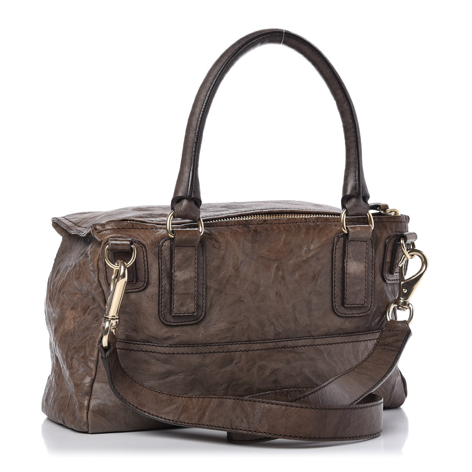 Givenchy Tumbled Sheepskin Medium Pandora Charcoal 3 of 16