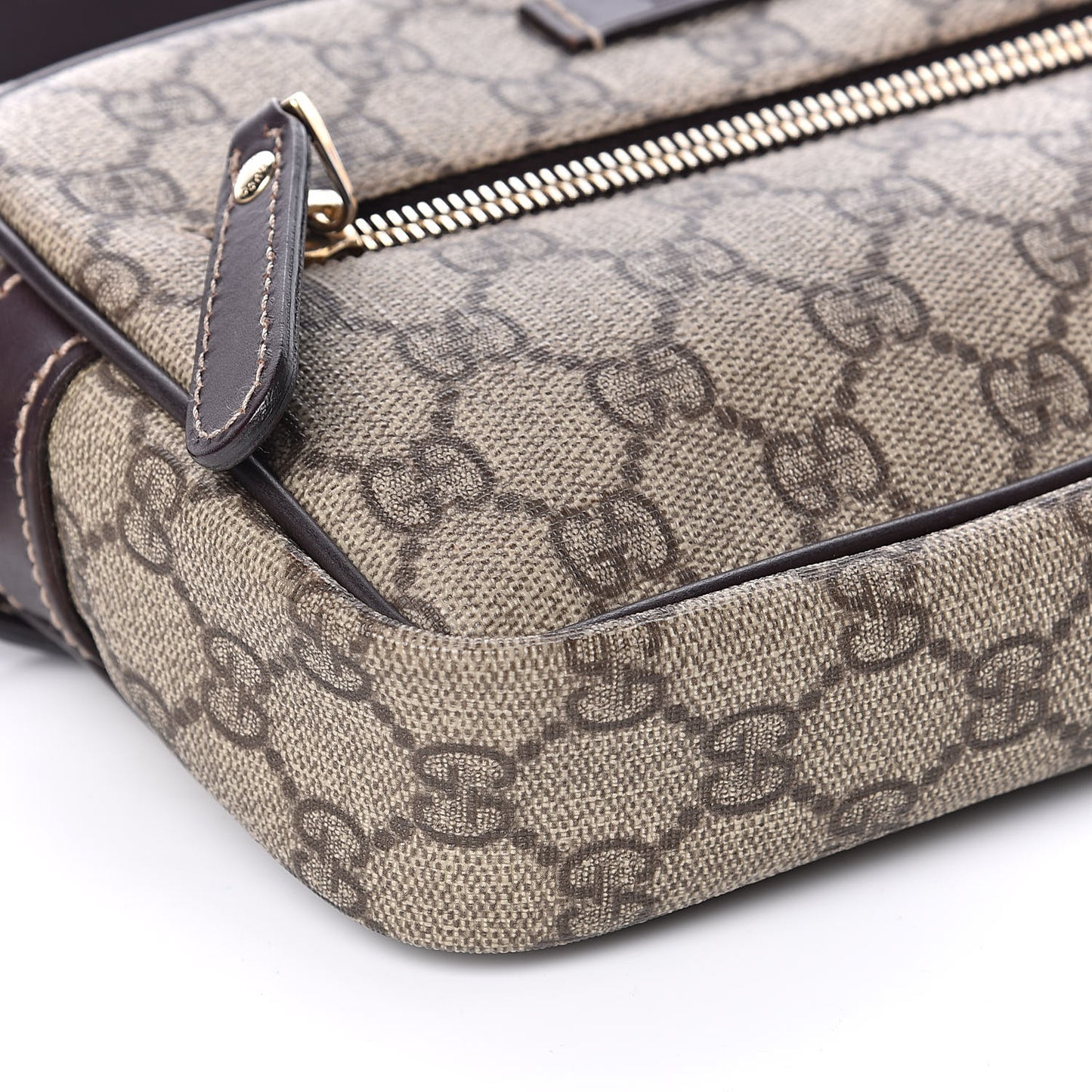 GG Plus Monogram Small Shoulder Bag Dark Brown