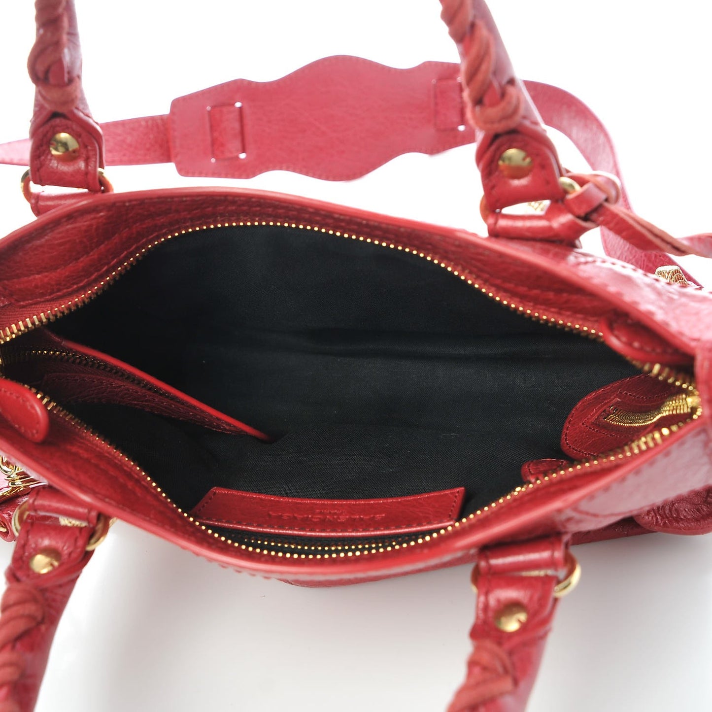 Agneau Giant 12 Gold Hardware Mini City Rouge Sapphire