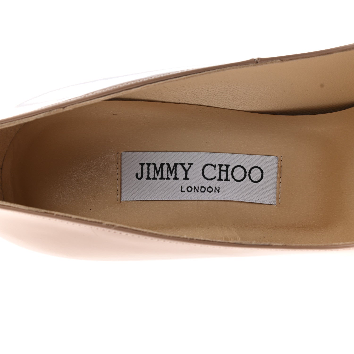 Jimmy Choo Patent Anouk 100 Pumps 37 Ballet Pink 7 of 7