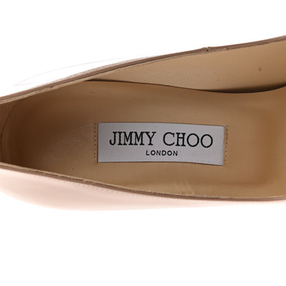 Jimmy Choo Patent Anouk 100 Pumps 37 Ballet Pink 7 of 7