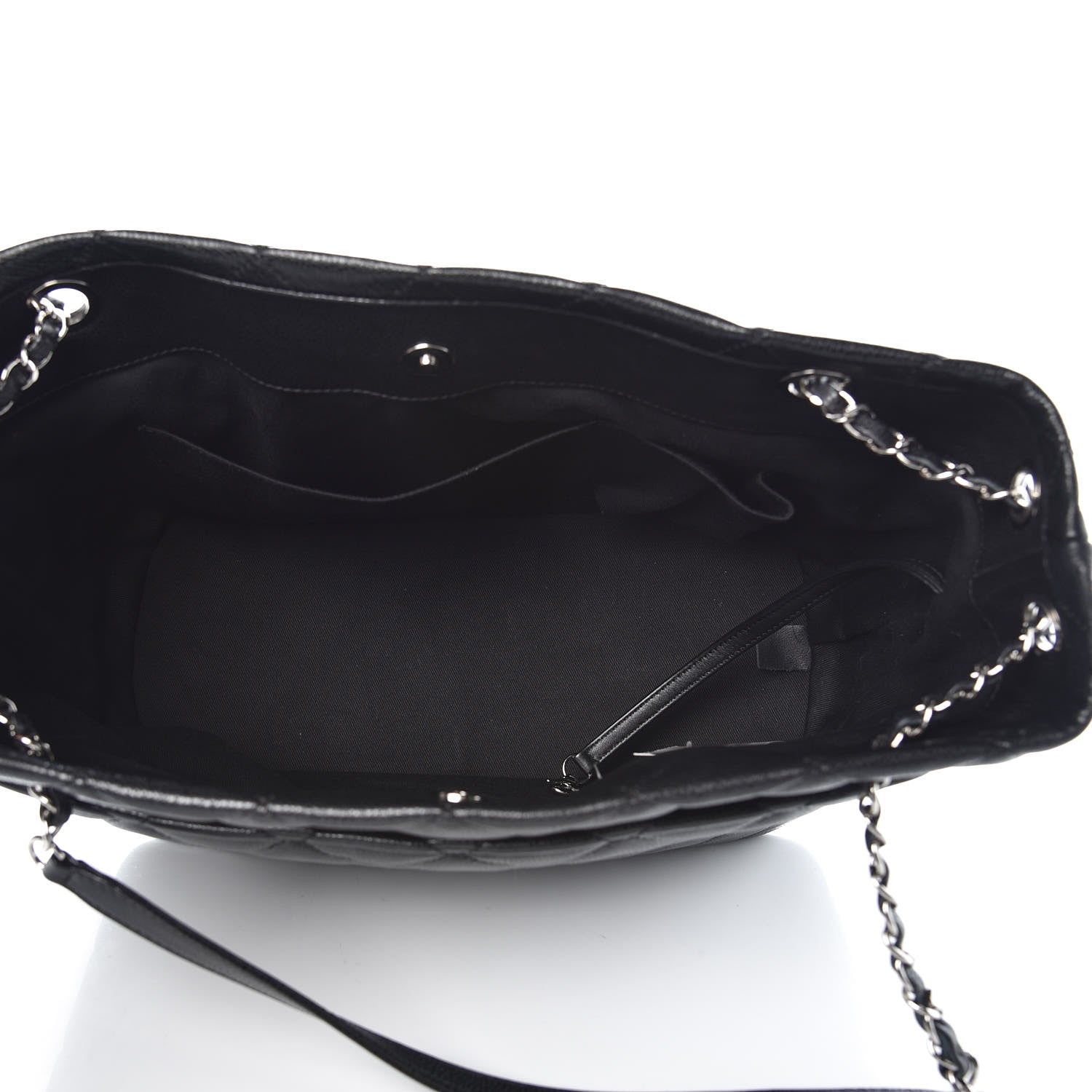 Chanel Caviar Quilted Timeless CC Soft Tote Black 5 of 10