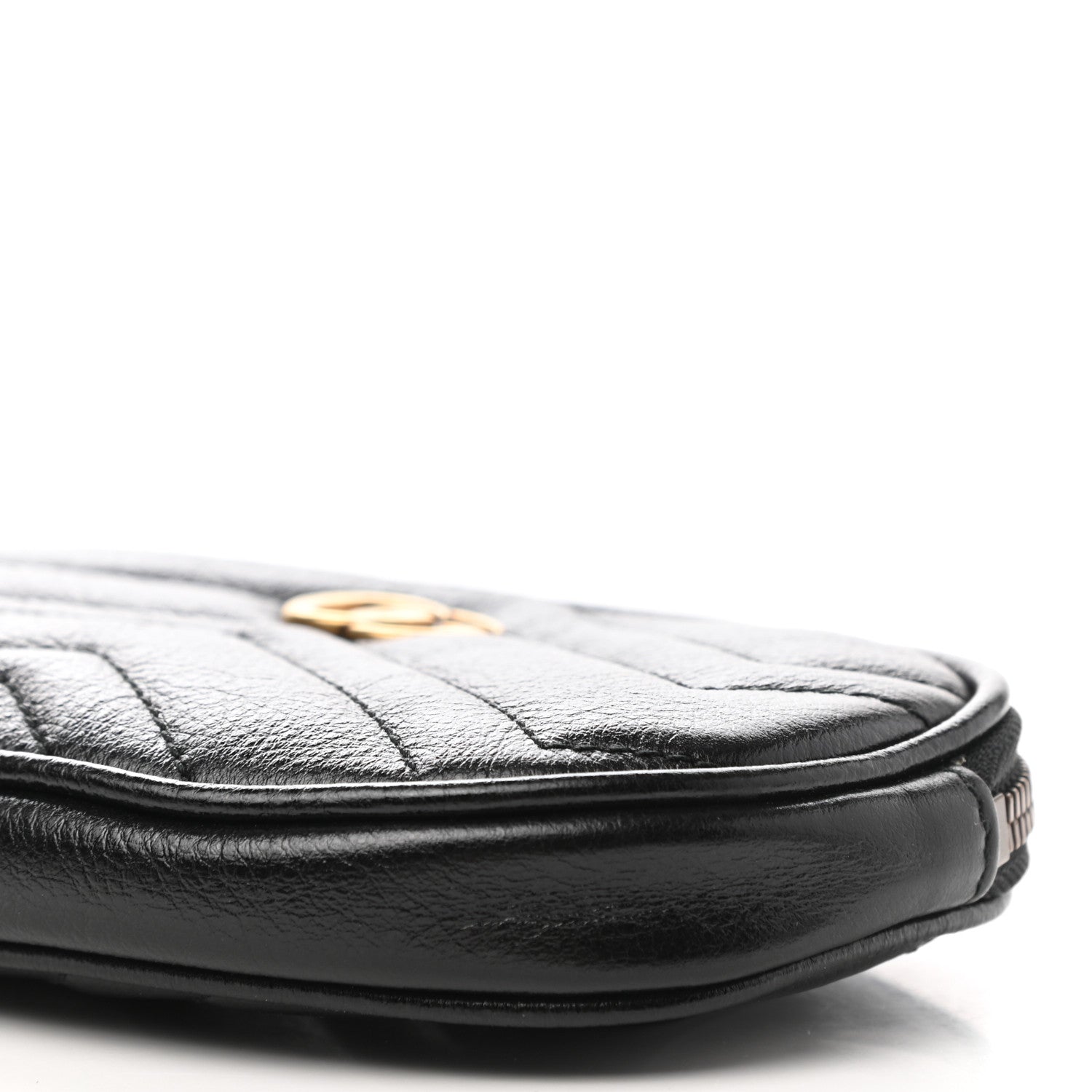 Gucci Calfskin Matelasse GG Marmont 2.0 Multi Belt Bag Pouch Black 10 of 10