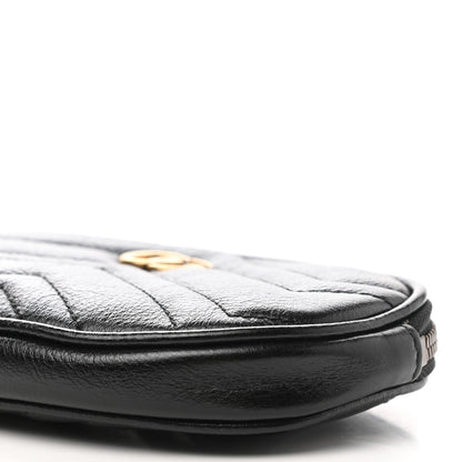 Gucci Calfskin Matelasse GG Marmont 2.0 Multi Belt Bag Pouch Black 10 of 10