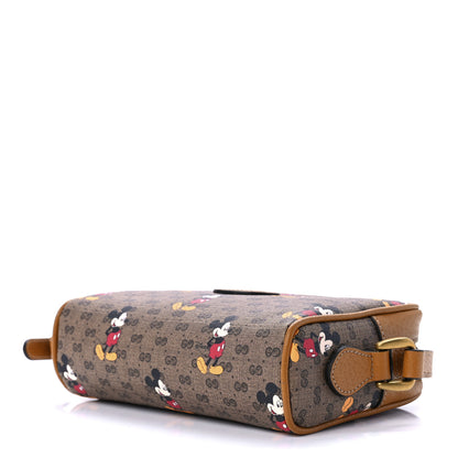 Gucci X DISNEY Mini Vintage GG Supreme Monogram Mickey Mouse Shoulder Bag Beige Vintage Sun Oil 9 of 11