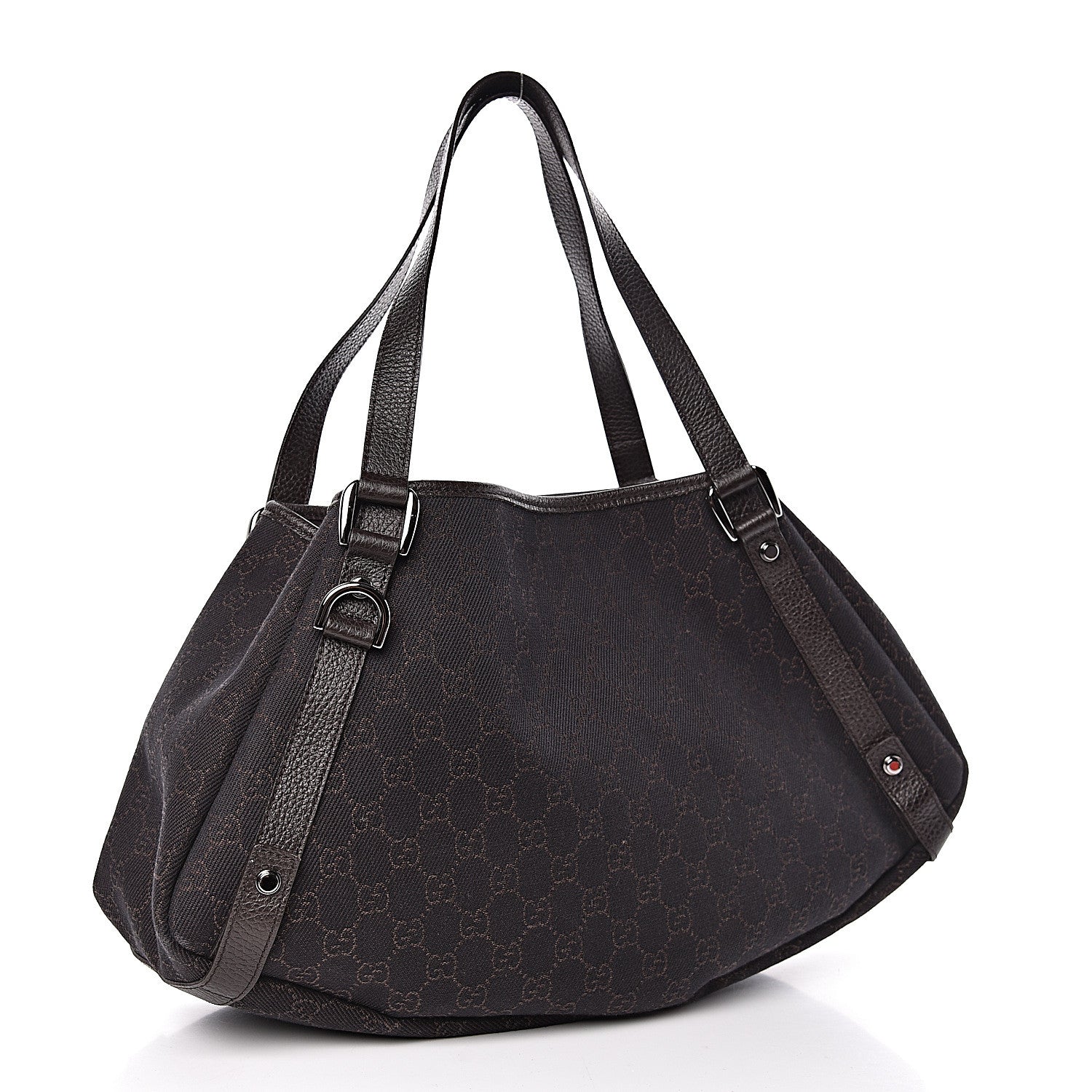 Gucci Monogram Medium Abbey Shoulder Bag Chocolate 3 of 10
