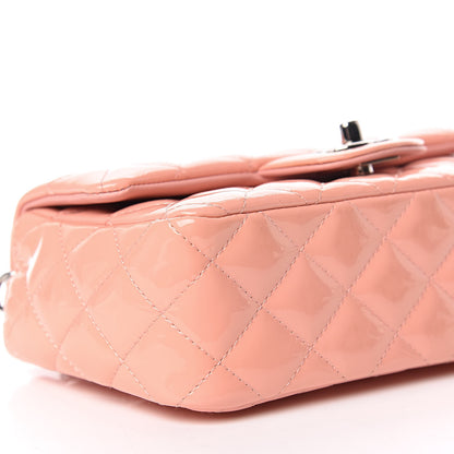 Chanel Patent Calfskin Quilted Mini Rectangular Flap Light Pink 8 of 15