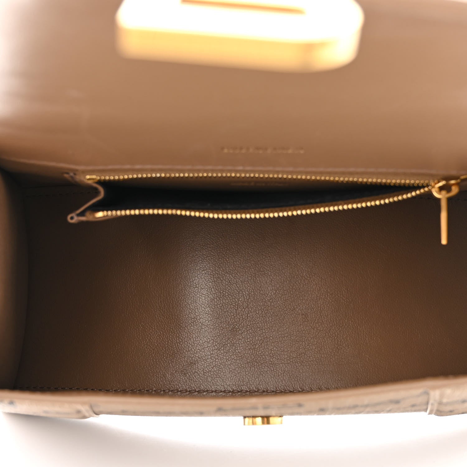 Balenciaga Coated Canvas BB Monogram Small Hourglass Top Handle Bag Beige Brown 5 of 11