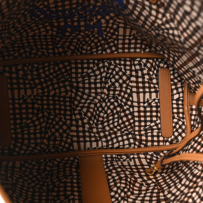 MCM Visetos Medium Liz Reversible Shopper Tote Cognac 9 of 16