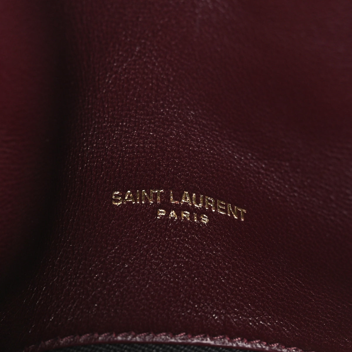 Saint Laurent Lambskin Quilted Toy Loulou Puffer Monogram Chain Satchel Rouge Cabernet 6 of 10