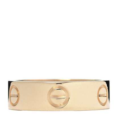 Cartier 18K Yellow Gold 5.5mm LOVE Ring 53 6.25 3 of 5