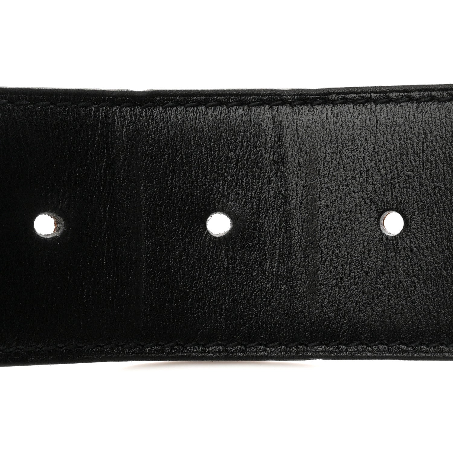 Hermes Box Togo Domino Belt 105 42 Black Gold 5 of 5