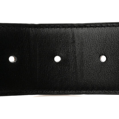 Hermes Box Togo Domino Belt 105 42 Black Gold 5 of 5