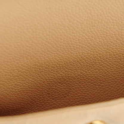 Chanel Caviar Quilted Jumbo Double Flap Beige Clair 11 of 11
