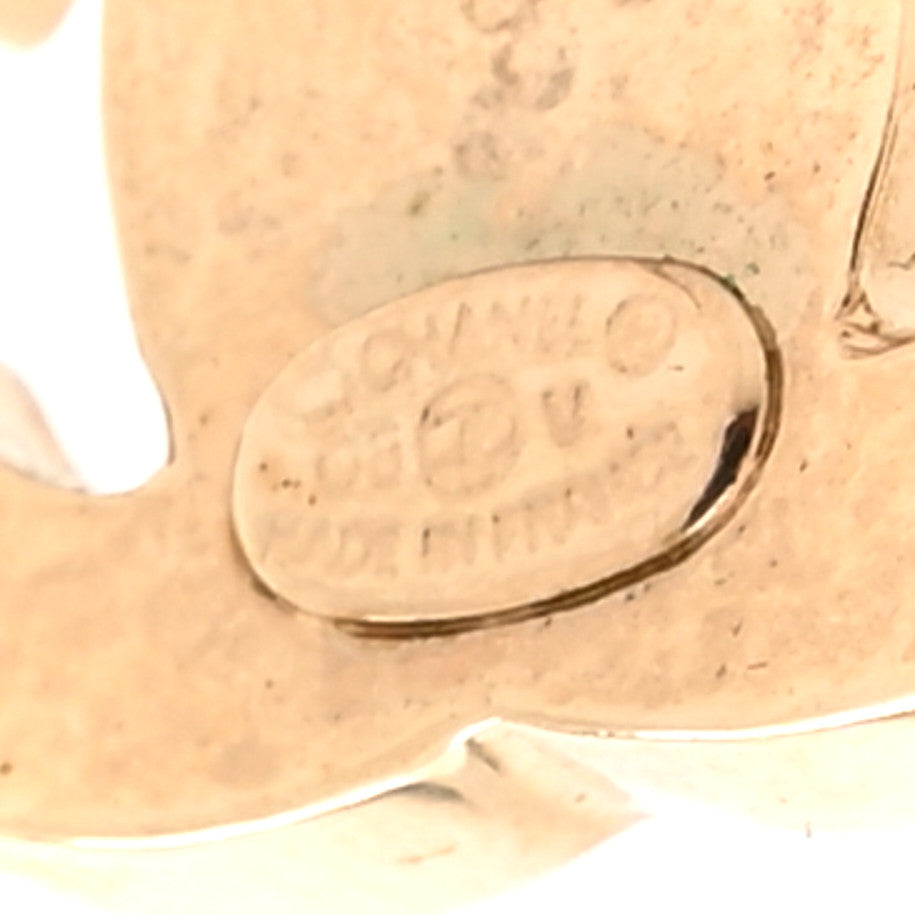 Pearl CC Earrings Gold