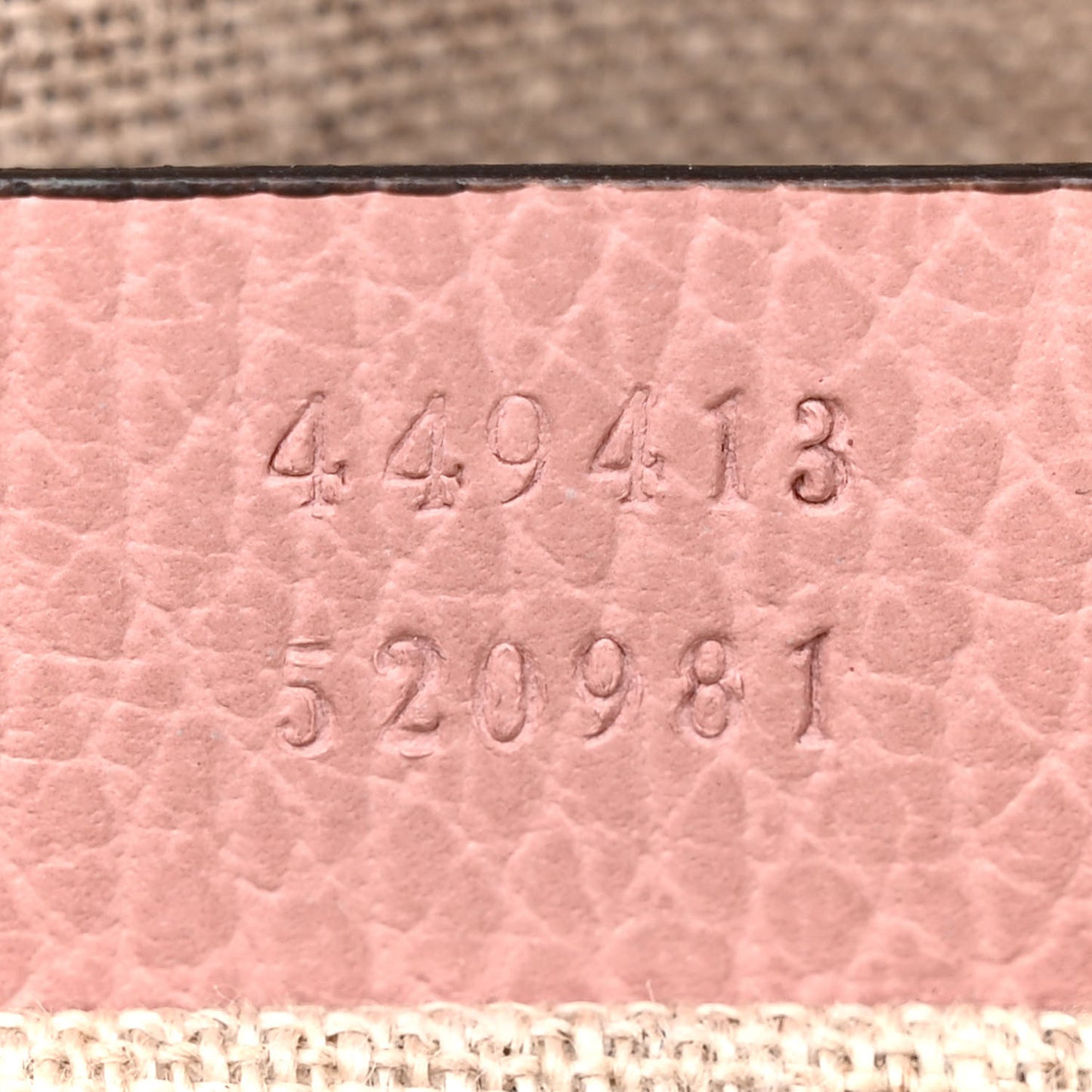 Monogram Mini Bree Messenger Bag Beige Soft Pink