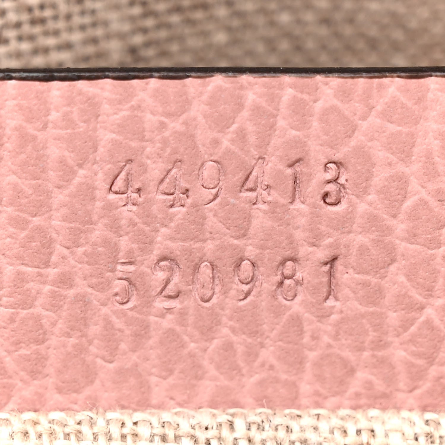Gucci Monogram Mini Bree Messenger Bag Beige Soft Pink 7 of 12