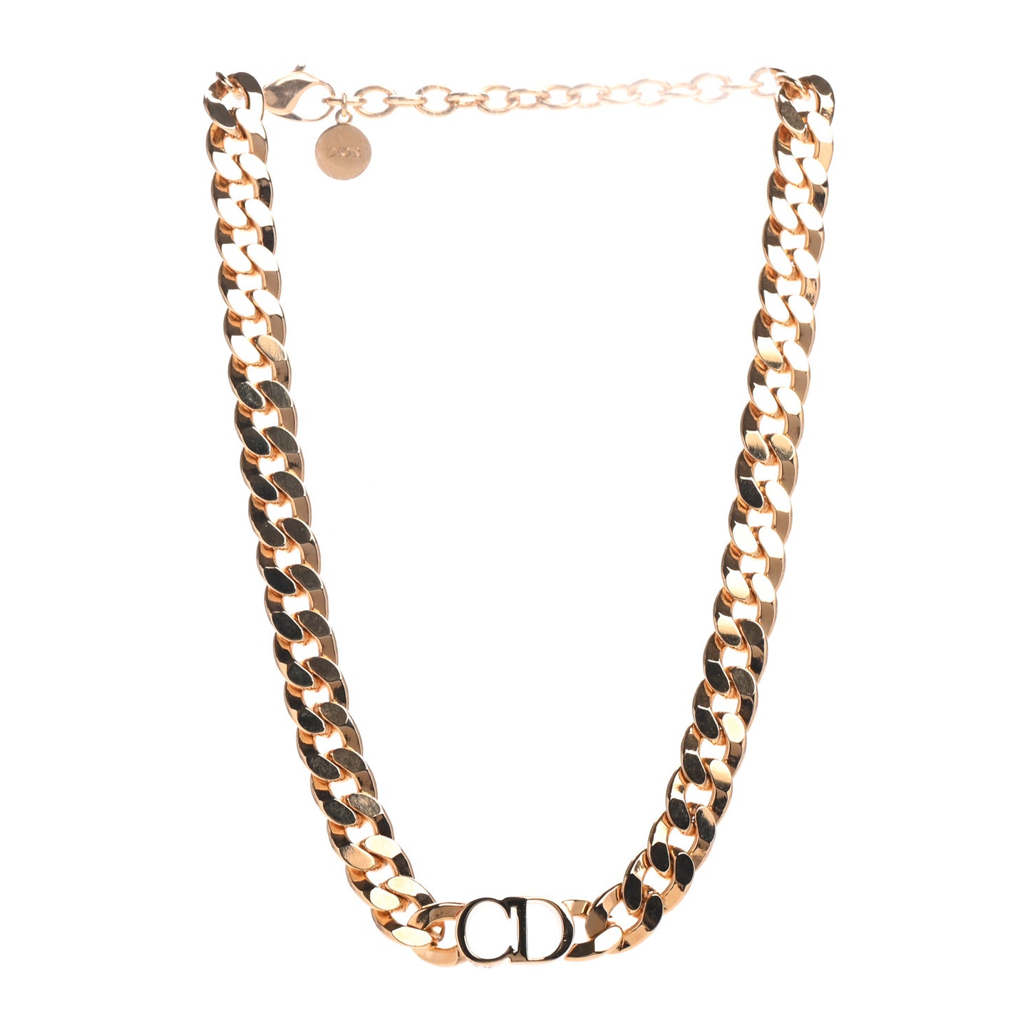 Metal Danseuse Etoile Chain Choker Necklace Gold